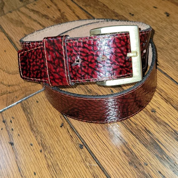VINTAGE Tex Tan Leather Belt Size 32 Tex Tan Brown Belts for Men with Vintage for sale | eBay main image 3